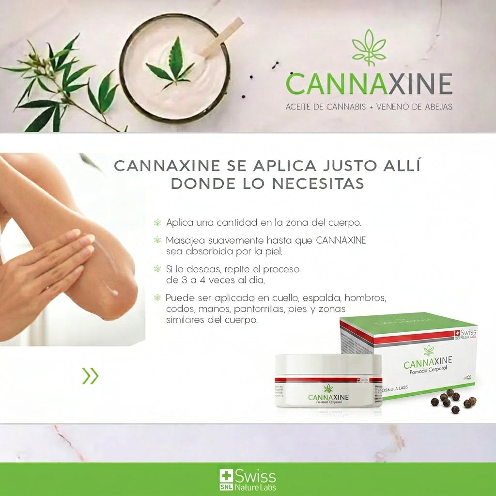 Cannaxine Pomada Corporal - Swiss Nature Labs™