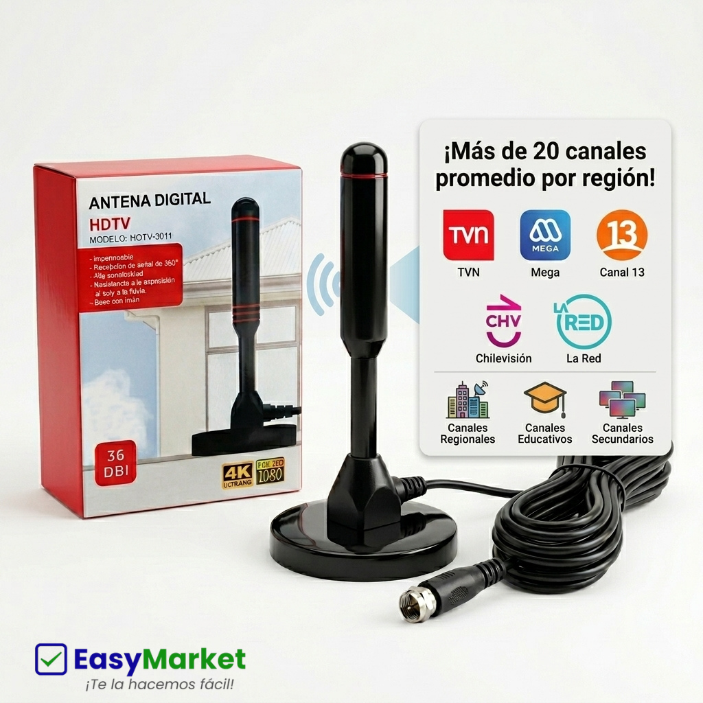 ANTENA DIGITAL HDTV / MODELO HOTV-3011