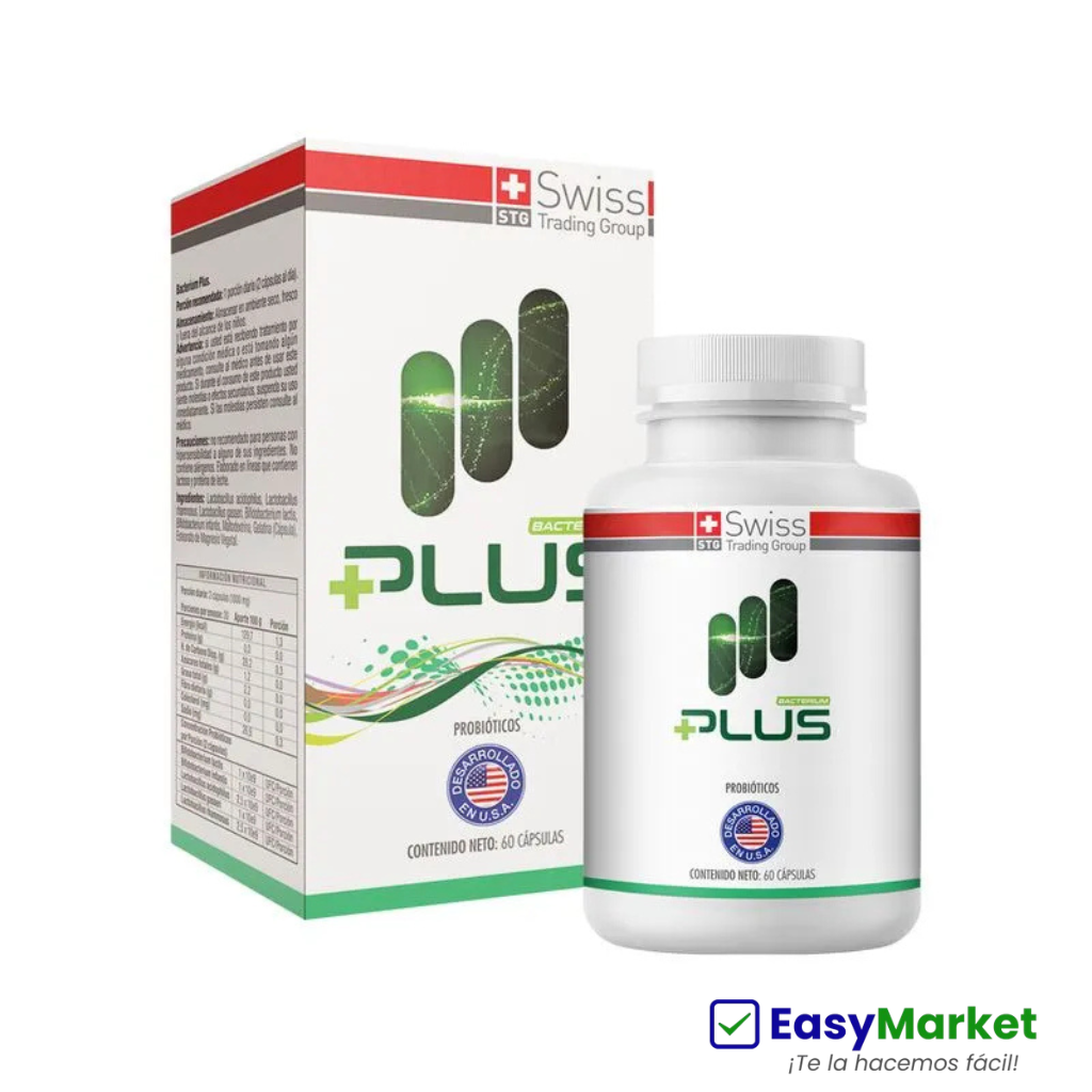 Bacterium Plus - Complejo Natural Probiótico by Swiss Trading Group