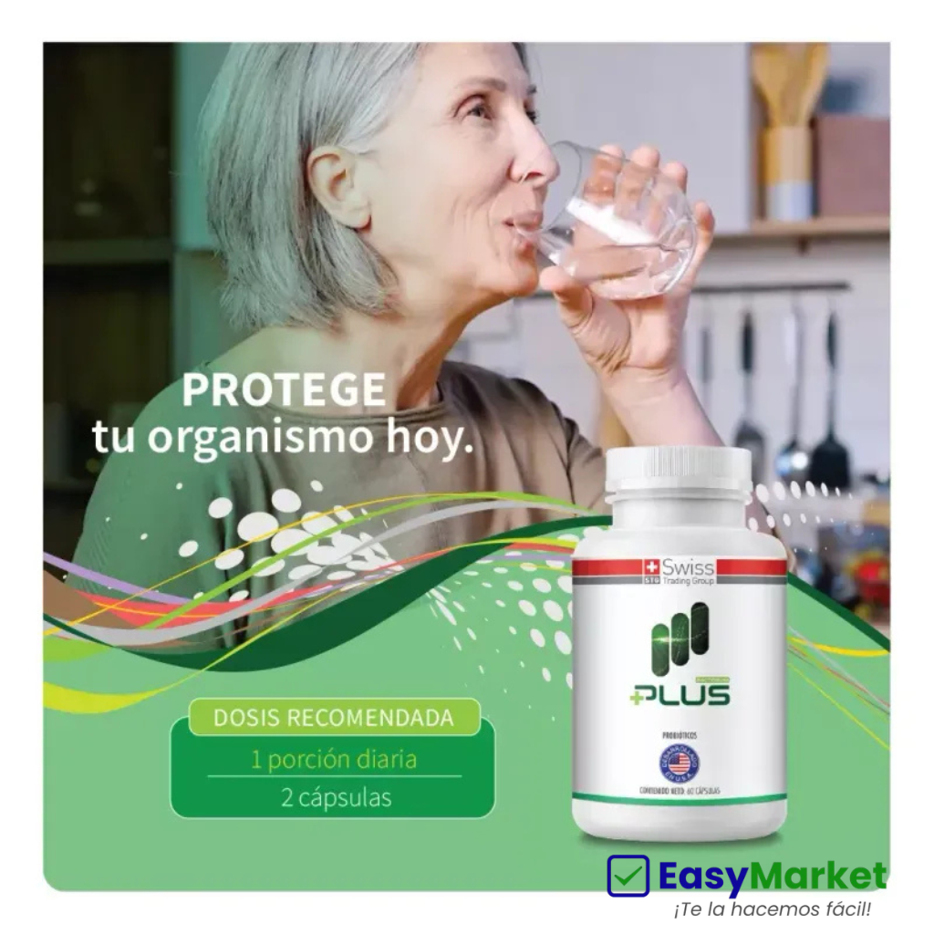 Bacterium Plus - Complejo Natural Probiótico by Swiss Trading Group