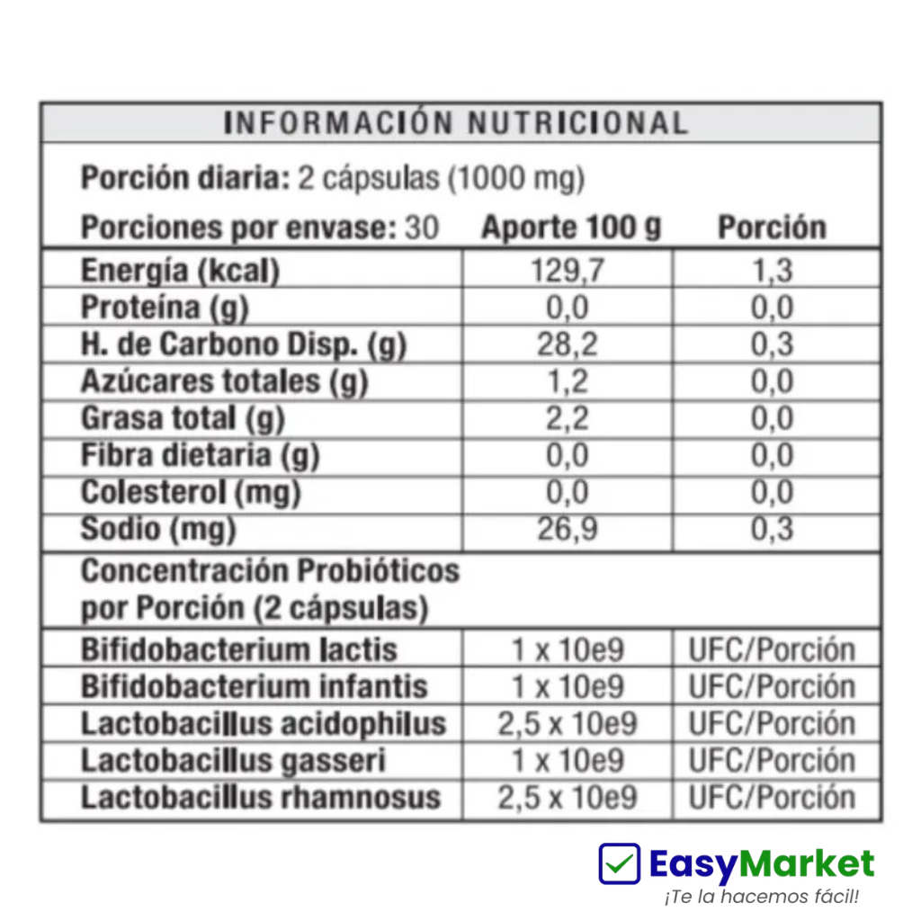 Bacterium Plus - Complejo Natural Probiótico by Swiss Trading Group